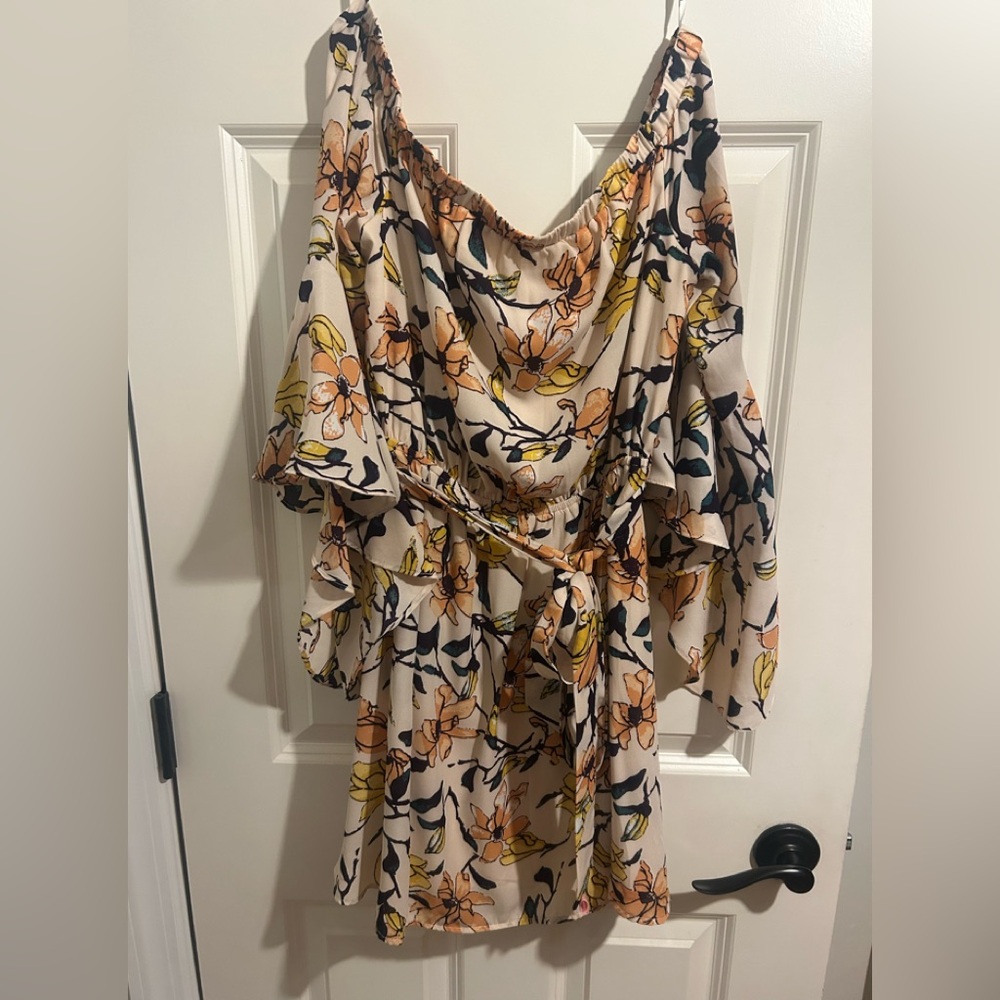 Lulu's Multicolor Floral Dress